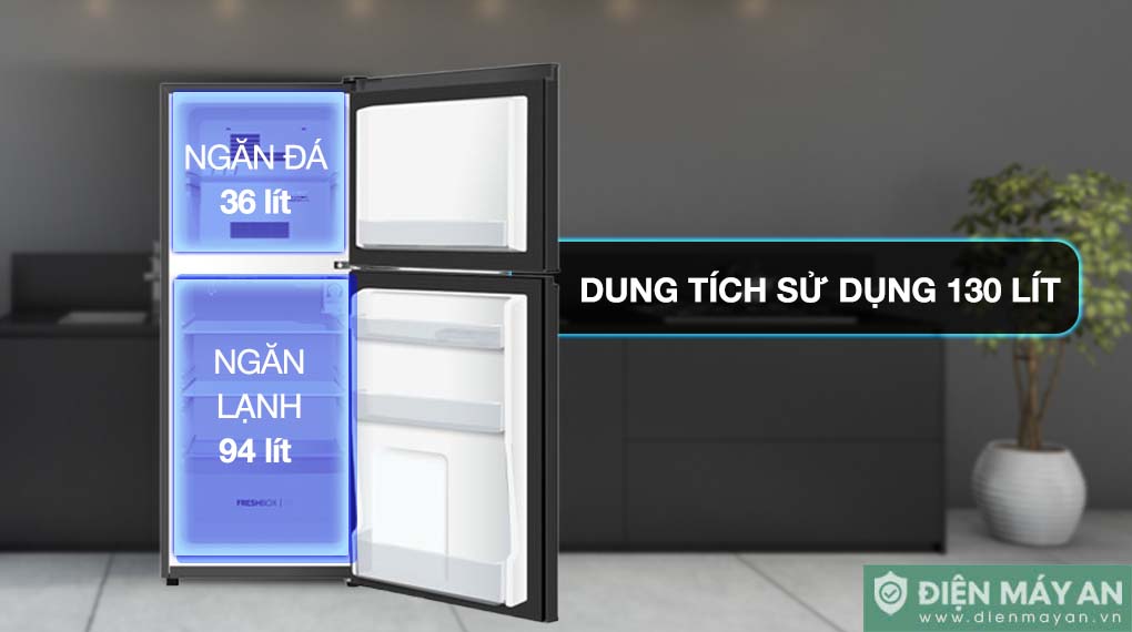 Tủ lạnh Aqua 130 lít AQR-T160FA(BS)